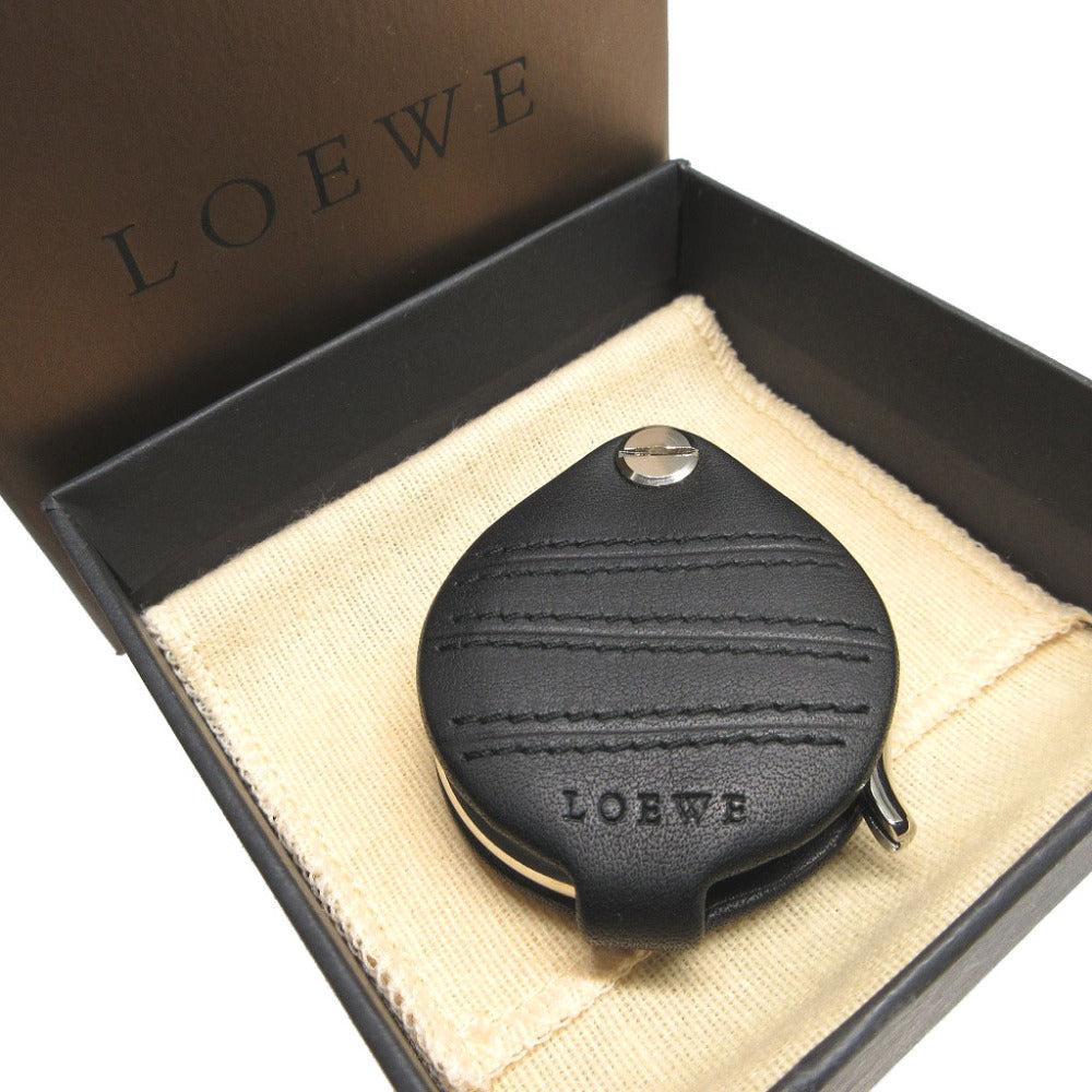 新品同様 ロエベ レザー ブラック 黒 ルーペ ルーペケース 0821【中古】LOEWE