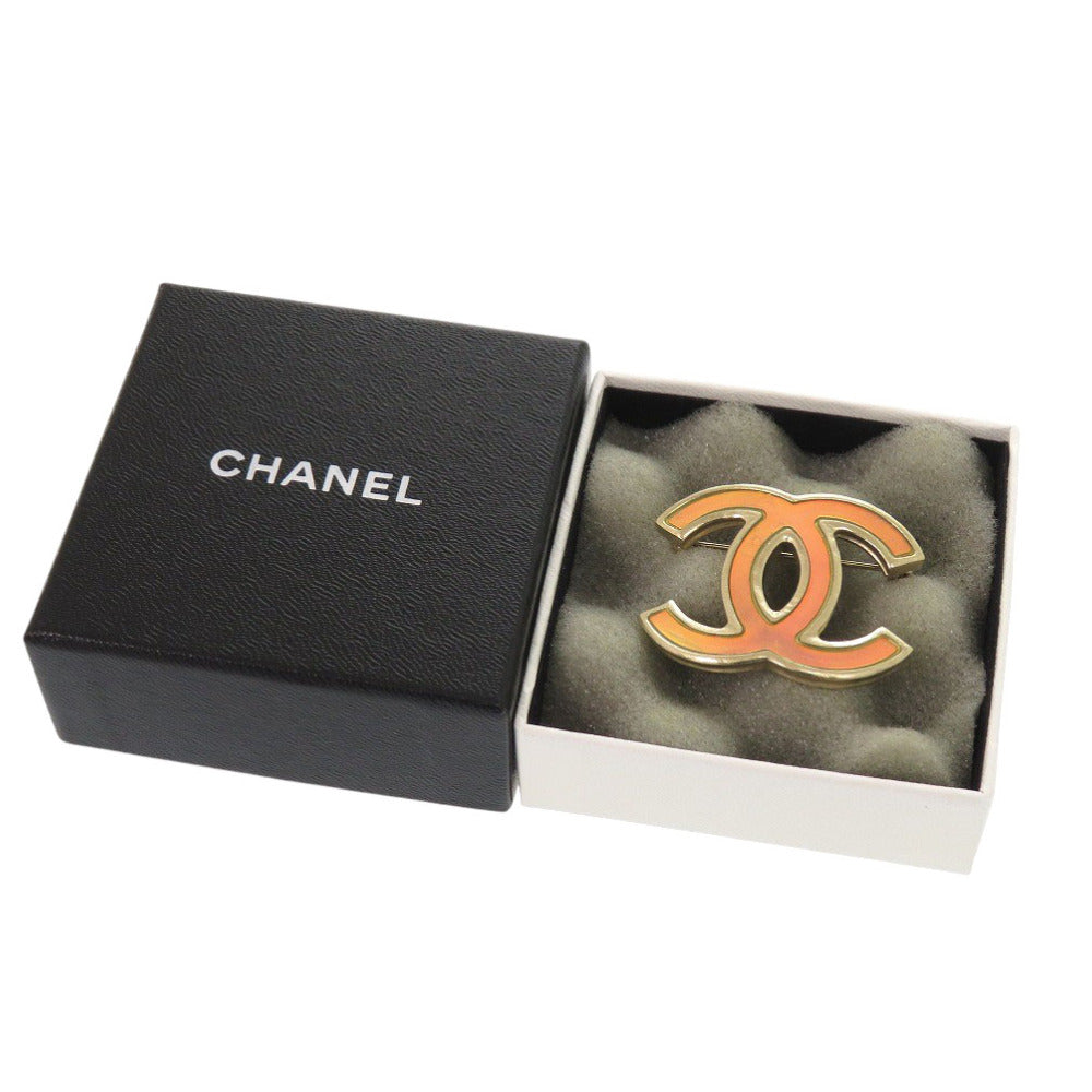 美品 シャネル ココマーク B12P GP ゴールド ブローチ 0847【中古】CHANEL