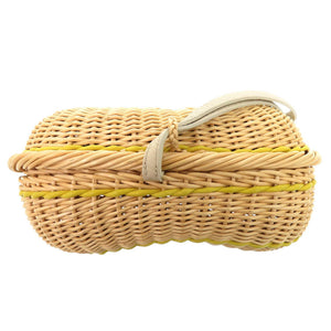 未使用品 エルメス プティアッシュ ミノディエール ストロー トリヨンクレマンス クレ ベージュ クラッチバッグ 0869【中古】HERMES