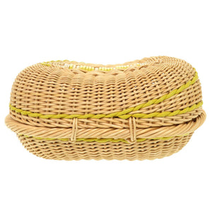 未使用品 エルメス プティアッシュ ミノディエール ストロー トリヨンクレマンス クレ ベージュ クラッチバッグ 0869【中古】HERMES