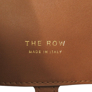 美品 ザ ロウ ソフト マルゴー 12 W1586L72CUSHG レザー ハンドバッグ ブラウン 0880【中古】THE ROW