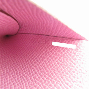 新品同様 エルメス カルヴィ デュオ エプソン モーヴシルベストル U刻印 コインケース ピンク 0902【中古】HERMES