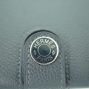 新品同様 エルメス R.M.S トゥタンマン エバーカラー ブルーニュイ B刻印(2023年製) 長財布 0912【中古】HERMES
