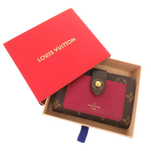 美品 ルイ ヴィトン ポルトフォイユ ジュリエット モノグラム M69433 フューシャ 二つ折り財布 LV 0930【中古】LOUIS VUITTON