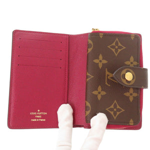 美品 ルイ ヴィトン ポルトフォイユ ジュリエット モノグラム M69433 フューシャ 二つ折り財布 LV 0930【中古】LOUIS VUITTON