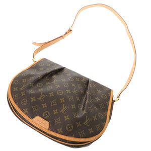 美品 ルイ ヴィトン メニルモンタンMM モノグラム M40473 ブラウン ショルダーバッグ LV 0940【中古】LOUIS VUITTON
