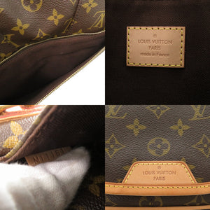 美品 ルイ ヴィトン メニルモンタンMM モノグラム M40473 ブラウン ショルダーバッグ LV 0940【中古】LOUIS VUITTON