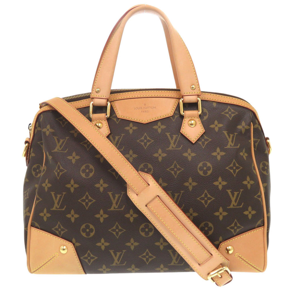 美品 ルイ ヴィトン レティーロPM モノグラム M40325 ブラウン 2WAY ハンドバッグ LV 0965【中古】LOUIS VUITTON