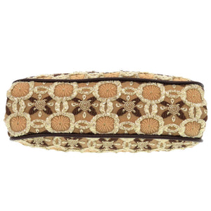 新品同様 プラダ がま口ポシェット トライアングルロゴ BT0323 ポリエステル ナイロン ベージュ ショルダーバッグ 0967【中古】PRADA