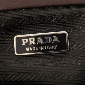 新品同様 プラダ がま口ポシェット トライアングルロゴ BT0323 ポリエステル ナイロン ベージュ ショルダーバッグ 0967【中古】PRADA