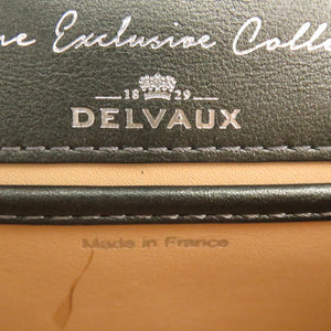 新品同様 デルボー サンルイ ブリヨン マイクロ アイロン シールド スタッズ パテントレザー アンティークブラック 2WAY ショルダーバッグ 0990【中古】DELVAUX