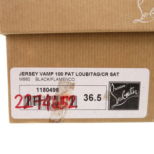 未使用品 クリスチャンルブタン パテントレザー シルク サイズ36 1/2 マルチカラー パンプス 1003【中古】Christian Louboutin