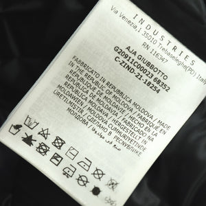 美品 モンクレール AJA ダウンコート ダウンジャケット サイズ1 ロング ブラック 黒 1019【中古】MONCLER メンズ