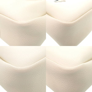 新品同様 プラダ ヴィッテロダイノ ソフト ミニ ホワイト レザー 1BA349 ハンドバッグ 白 1038 【中古】 PRADA