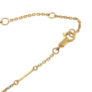 美品 セリーヌ トリオンフ ハート メタル ゴールド ネックレス 1055【中古】CELINE