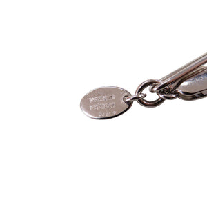 新品同様 エルメス キュリオジテ ロング H071631FP00 シルバー ネックレス 1068【中古】HERMES