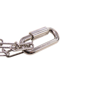 新品同様 エルメス キュリオジテ ロング H071631FP00 シルバー ネックレス 1068【中古】HERMES