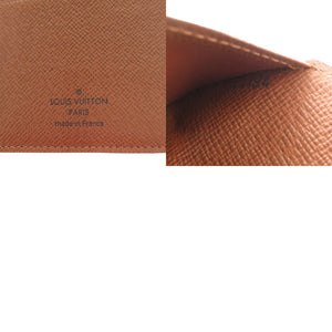 新品同様 ルイ ヴィトン ポルトフォイユ ブラザ モノグラム M66540 ブラウン 長財布 LV 1070【中古】LOUIS VUITTON メンズ
