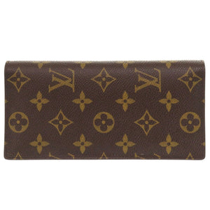 新品同様 ルイ ヴィトン ポルトフォイユ ブラザ モノグラム M66540 ブラウン 長財布 LV 1070【中古】LOUIS VUITTON メンズ