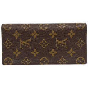新品同様 ルイ ヴィトン ポルトフォイユ ブラザ モノグラム M66540 ブラウン 長財布 LV 1070【中古】LOUIS VUITTON メンズ
