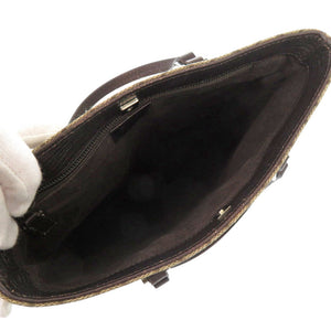 美品 グッチ GGスプリーム レザー ブラウン トートバッグ 1097【中古】GUCCI
