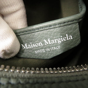 新品同様 メゾン マルジェラ ソフト 5AC SB1WG0003 レザー タイムグリーン ショルダーバッグ 緑 1130【中古】Maison Margiela