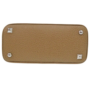 新品同様 メゾン マルジェラ 5AC ドローストリングバッグ SB3WD0005 P4348 T2281 レザー キャメル ハンドバッグ 1132【中古】Maison Margiela