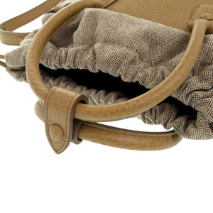 新品同様 メゾン マルジェラ 5AC ドローストリングバッグ SB3WD0005 P4348 T2281 レザー キャメル ハンドバッグ 1132【中古】Maison Margiela