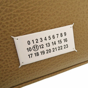 新品同様 メゾン マルジェラ 5AC ドローストリングバッグ SB3WD0005 P4348 T2281 レザー キャメル ハンドバッグ 1132【中古】Maison Margiela