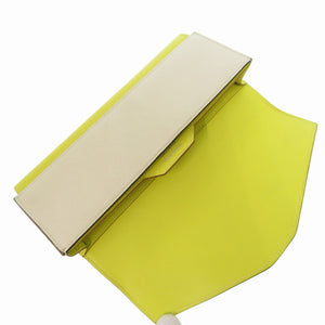 美品 エルメス パッサン ロング エプソン ライム A刻印(2017年製) 長財布 コインケース カードケース 1134【中古】HERMES