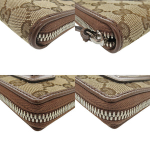 新品同様 グッチ ザ ハッカー プロジェクト ネオクラシック バレンシアガコラボ 681710 GGキャンバス ベージュ ブラウン 長財布 1135【中古】GUCCI