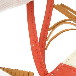 新品同様 エルメス バッグチャーム ロデオMM アニョーミロ クレ セサミ カーネリアン Y刻印(2020年製) キーホルダー 1151【中古】HERMES