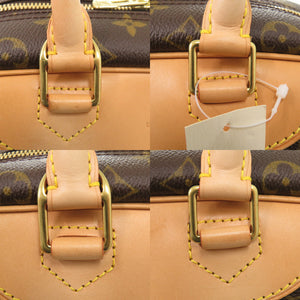 新品同様 ルイ ヴィトン ドーヴィル モノグラム Ｍ47270 ブラウン ハンドバッグ LV 1169【中古】LOUIS VUITTON