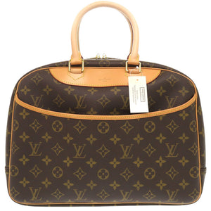 新品同様 ルイ ヴィトン ドーヴィル モノグラム Ｍ47270 ブラウン ハンドバッグ LV 1169【中古】LOUIS VUITTON