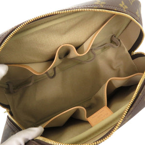 新品同様 ルイ ヴィトン ドーヴィル モノグラム Ｍ47270 ブラウン ハンドバッグ LV 1169【中古】LOUIS VUITTON