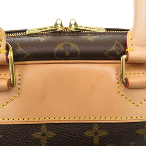 新品同様 ルイ ヴィトン ドーヴィル モノグラム Ｍ47270 ブラウン ハンドバッグ LV 1169【中古】LOUIS VUITTON