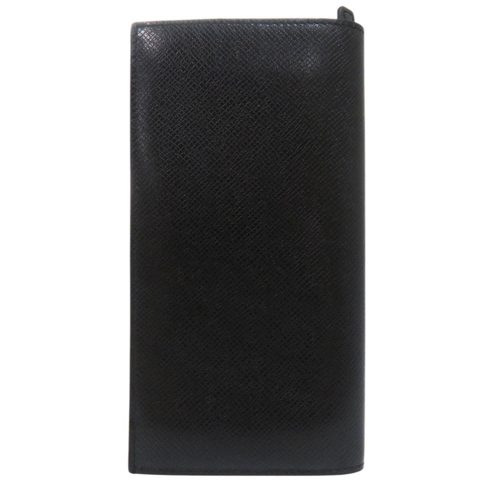 美品 サンローランパリ ロゴ 小銭入れ付き コンチネンタルウォレット 長財布 396308 H3Z2W 1000 レザー ブラック 1180【中古】SAINT LAURENT PARIS