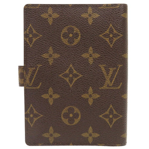 美品 ルイ ヴィトン アジェンダPM モノグラム R20005 ブラウン 手帳カバー LV 1209【中古】LOUIS VUITTON