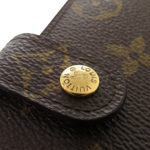 美品 ルイ ヴィトン アジェンダPM モノグラム R20005 ブラウン 手帳カバー LV 1209【中古】LOUIS VUITTON