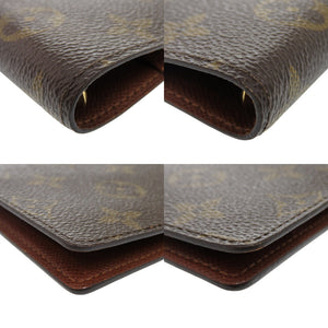 美品 ルイ ヴィトン アジェンダPM モノグラム R20005 ブラウン 手帳カバー LV 1209【中古】LOUIS VUITTON