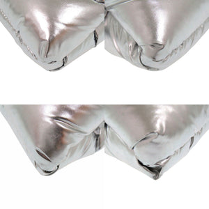 新品同様 モンクレール スモールクロスボディバッグ 12095L00012 M3184 ナイロン ショルダーバッグ シルバー 1217【中古】MONCLER