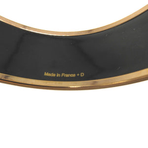 美品 エルメス エマイユGM BRIDES de GALA D刻印(2019年製) メタル ピンク ローズゴールド ブレスレット バングル 1221【中古】HERMES