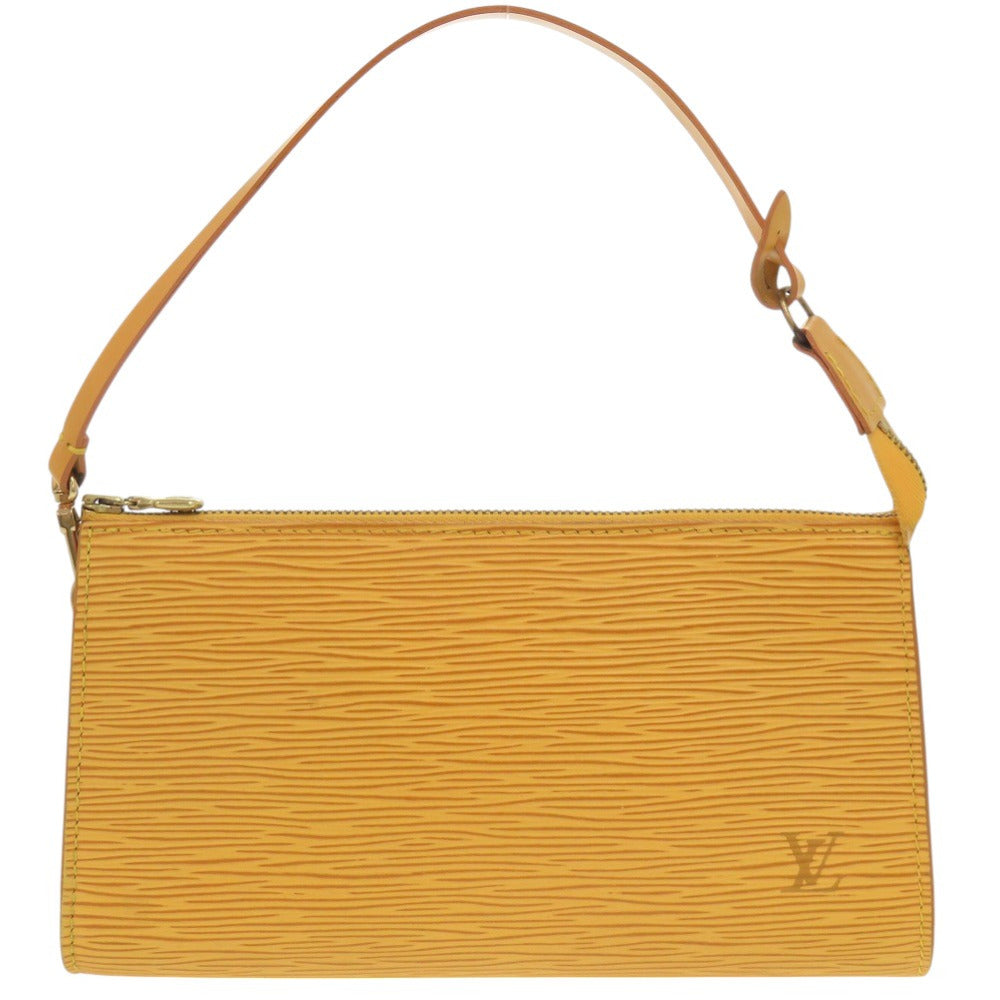 美品 ルイ ヴィトン ポシェット アクセソワール エピ M52959 タッシリイエロー アクセサリーポーチ LV 1224【中古】LOUIS VUITTON