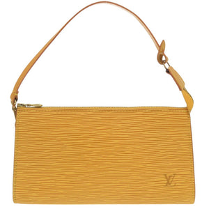 美品 ルイ ヴィトン ポシェット アクセソワール エピ M52959 タッシリイエロー アクセサリーポーチ LV 1224【中古】LOUIS VUITTON