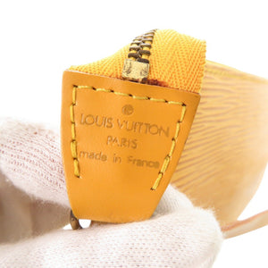 美品 ルイ ヴィトン ポシェット アクセソワール エピ M52959 タッシリイエロー アクセサリーポーチ LV 1224【中古】LOUIS VUITTON