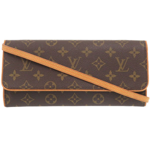 美品 ルイ ヴィトン ポシェット ツインGM モノグラム M51852 ショルダーバッグ LV 1225【中古】LOUIS VUITTON