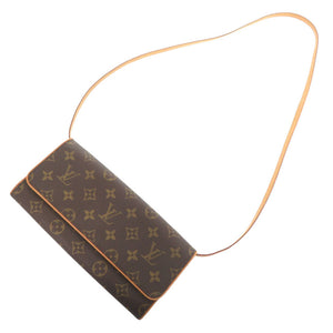 美品 ルイ ヴィトン ポシェット ツインGM モノグラム M51852 ショルダーバッグ LV 1225【中古】LOUIS VUITTON