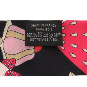 新品同様 エルメス ツイリー チャーム パティスリー フランセーズ 853336S シルク マルチカラー スカーフ 1247【中古】HERMES