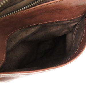 美品 ゲンテン アビラ2 オールレザー コンパクトリュック バックパック リュック デイパック レザー ブラウン 1249【中古】genten