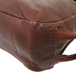 美品 ゲンテン アビラ2 オールレザー コンパクトリュック バックパック リュック デイパック レザー ブラウン 1249【中古】genten